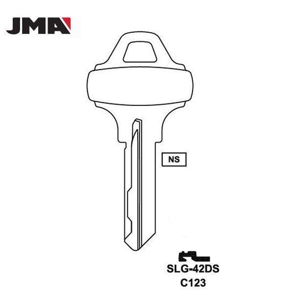 Jma JMA: SCH C123 Key blank JMA-SLG-42DS